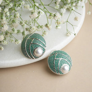Zoya Earrings - Green